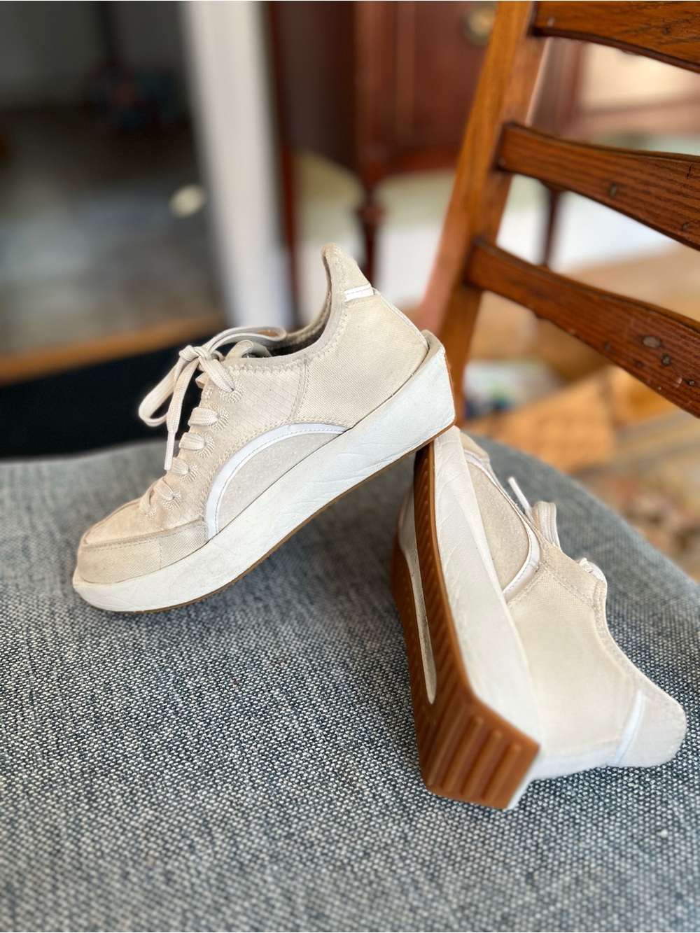 allbirds Risers Women's Cream Sneakers - Size 5